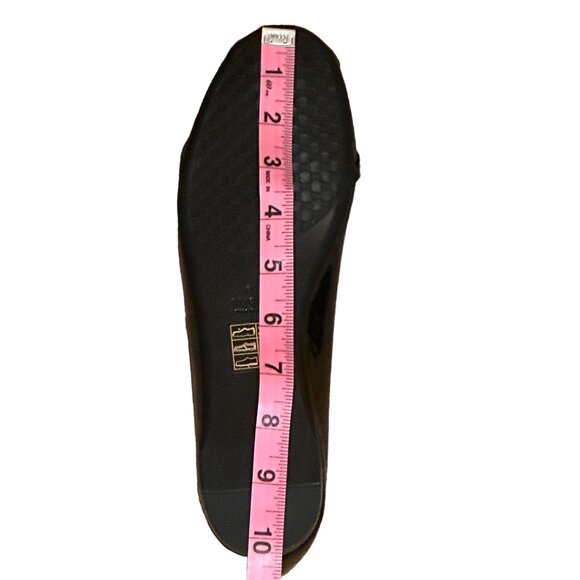 NEW WITH BOX Gucci Black Patent Leather GG Logo Ballet Flats for Women Size 39 - Picture 12 of 14